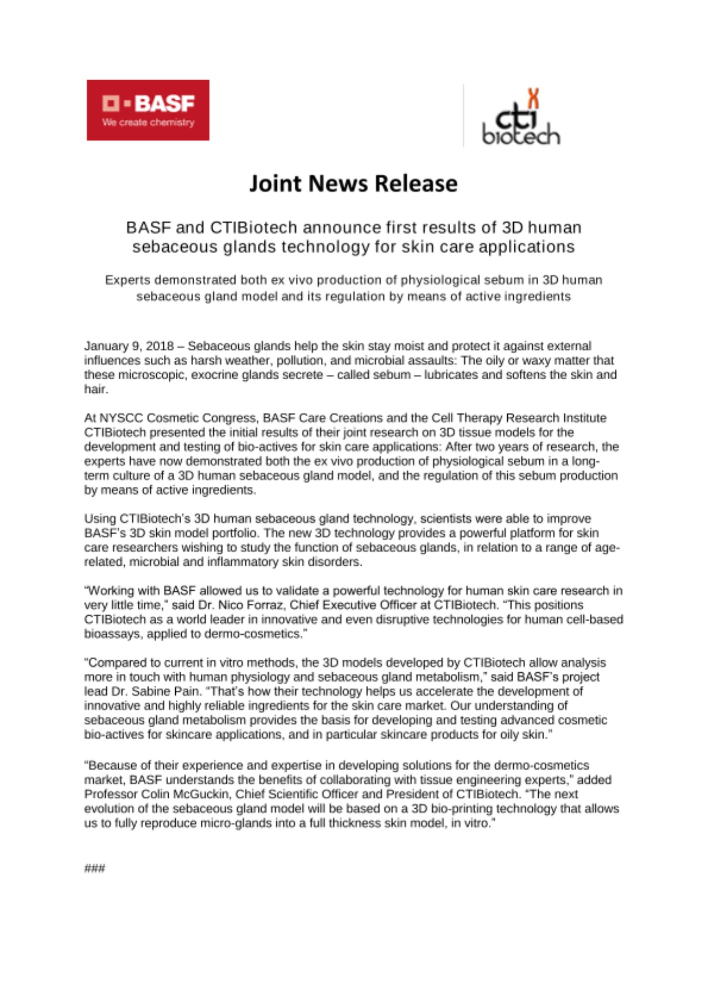 News Release News Release